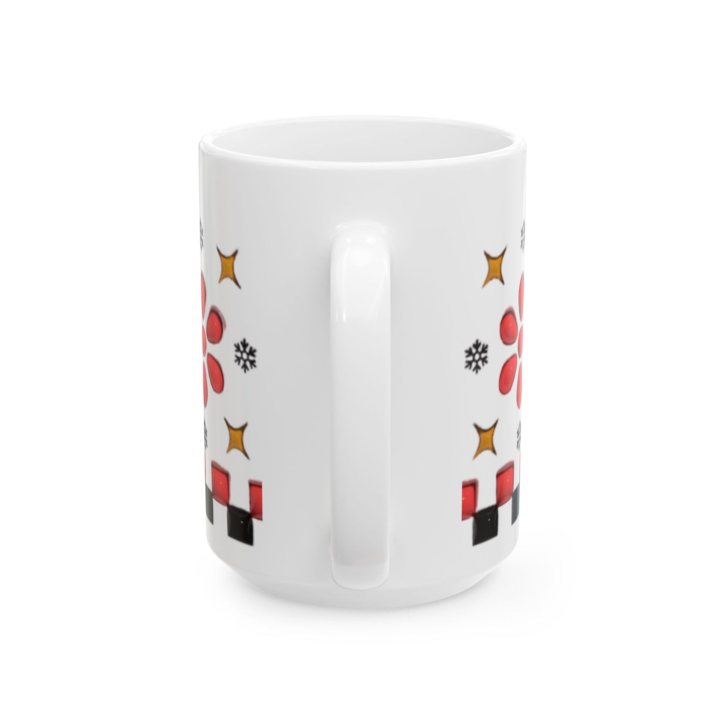 Mrs. Grinch Mug, Funny Christmas Coffee Cup, Santa Hat Grinch Mug for Her, Red Checker Holiday Mug, Christmas Gift for Wife Mom