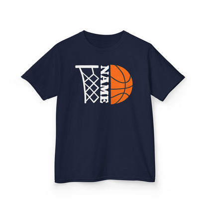 Comfort Colors Customized Basketball Shirt, Your Name Basketball Shirt, Personalized Basketball Shirt, Game Day Shirt, Basketball Season