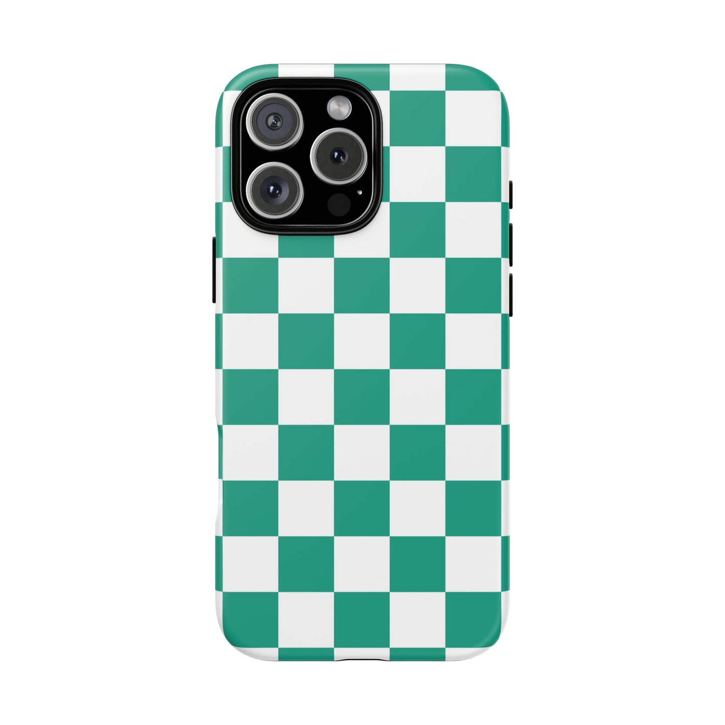 Checkered iPhone Case, Stylish Phone Cover,  Mobile Case For iPhone 17 Pro, 17, 16, 15, 14, 13, 12, 11, X, XR,XS MAX, Chic Gift for Her