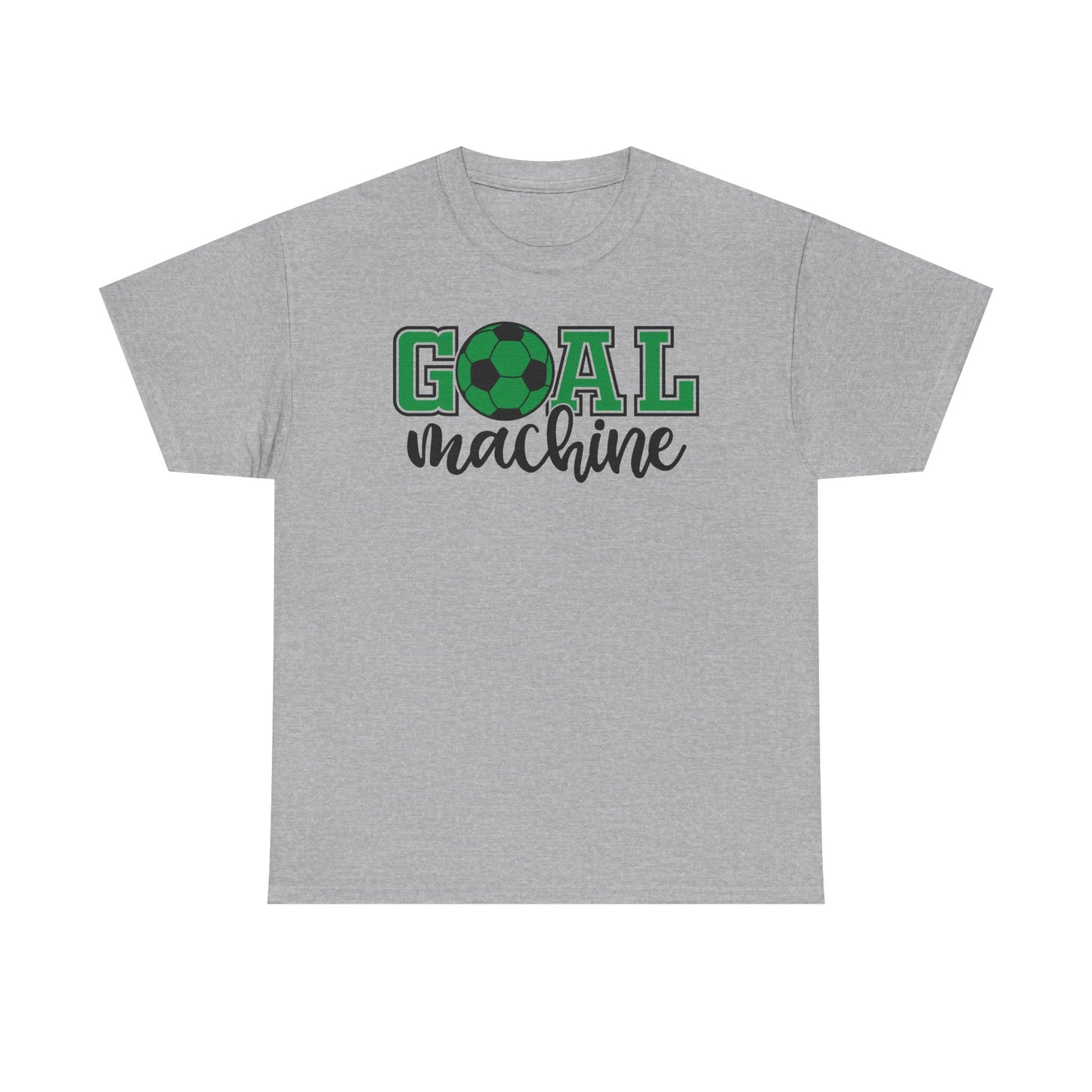 Goal Machine Soccer T-Shirt, Green Football Graphic Tee, Youth & Adult Soccer Shirt, Fun Sports Team Shirt, FIFA World CUP 2026