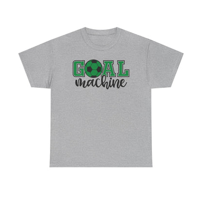 Goal Machine Soccer T-Shirt, Green Football Graphic Tee, Youth & Adult Soccer Shirt, Fun Sports Team Shirt, FIFA World CUP 2026