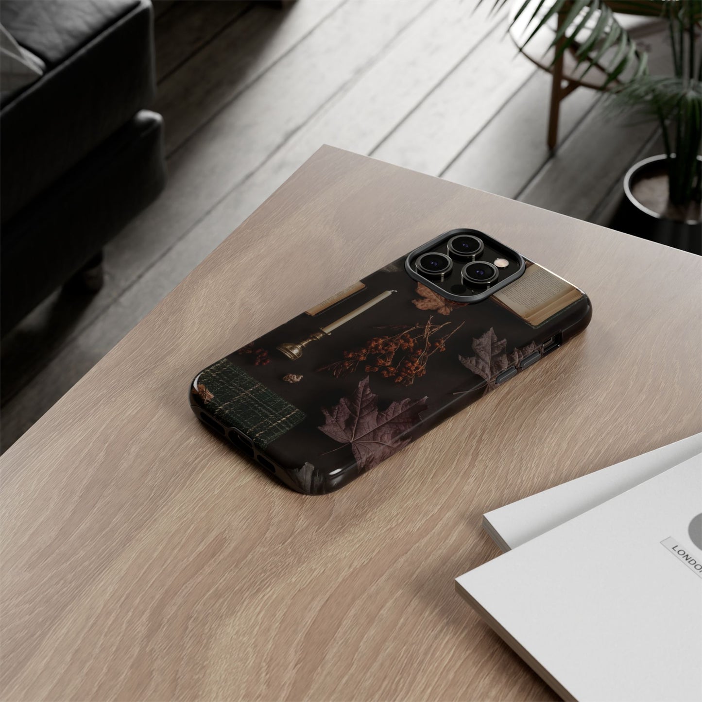 Floral Nature Phone Case, Tough Phone Case for Fall Decor, Phone Case for iPhone and Samsung, Stylish Protective Cover for iPhone