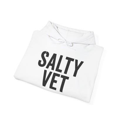 Salty Vet Hooded Sweatshirt, Cozy Unisex Hoodie for Veteran, Perfect Gift for Vets, Veterinarians, Casual Wear