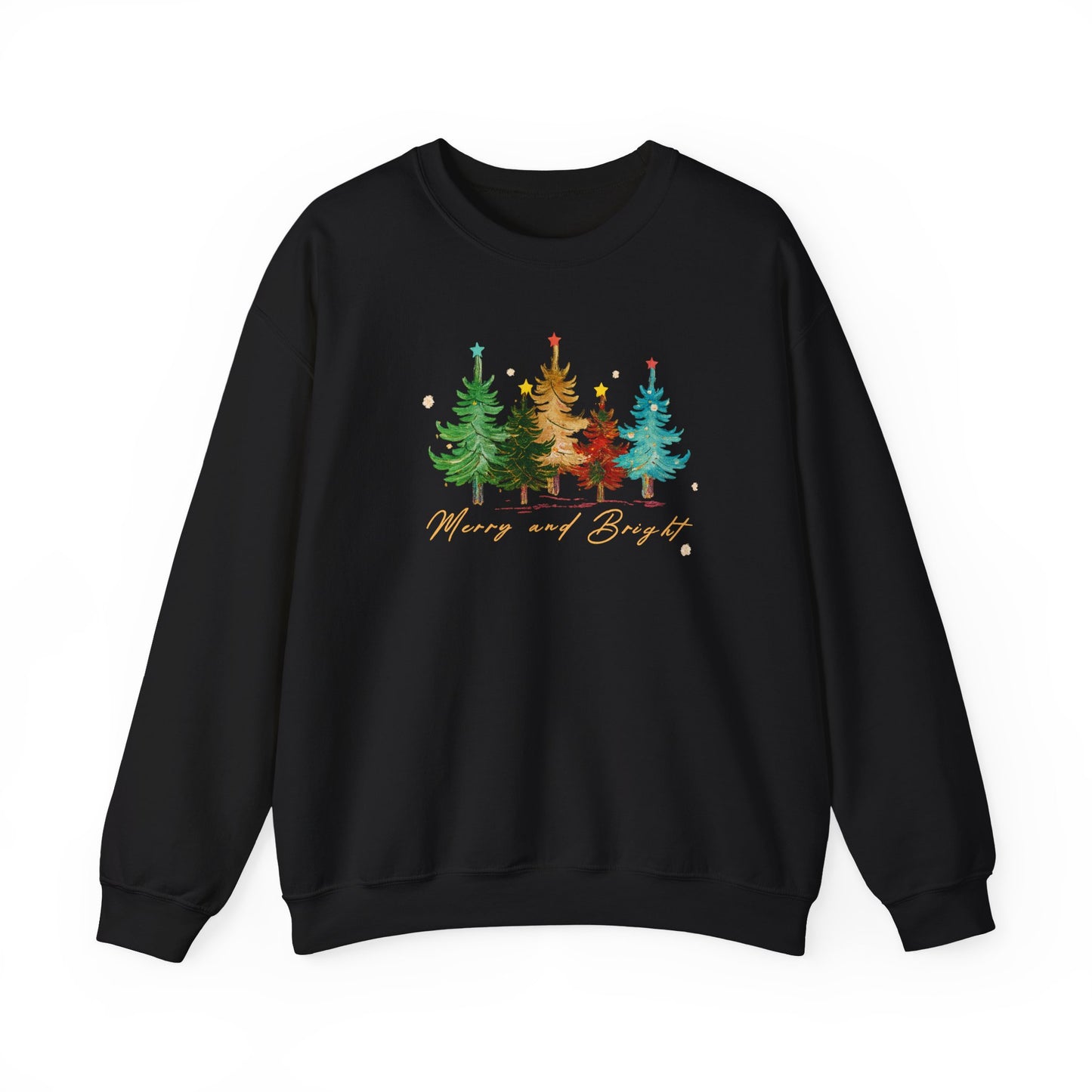 Cozy Christmas Trees Sweatshirt, Holiday Apparel, Warm Sweater Gift, Nature Lover Top, Christmas and Winter Essential, Christmas  day Gift