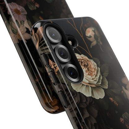 Floral Phone Case For iPhone And Samsung, Tough Cases, Flower Design, Stylish Protection, Gift for Her, Nature Lovers Accessory, Floral Gift