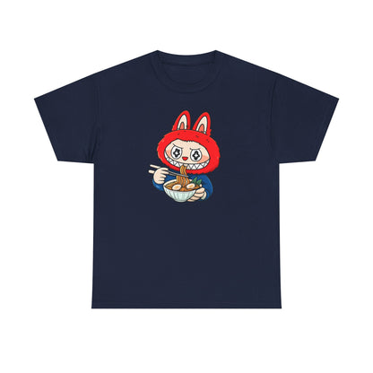 Labubu Ramen T-Shirt: Kawaii Japanese Anime Streetwear