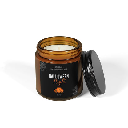 Halloween Night Scented Soy Candle, Fall Decor, Spooky Home Fragrance, Pumpkin Spice Candle, Autumn Gift, Party Centerpiece