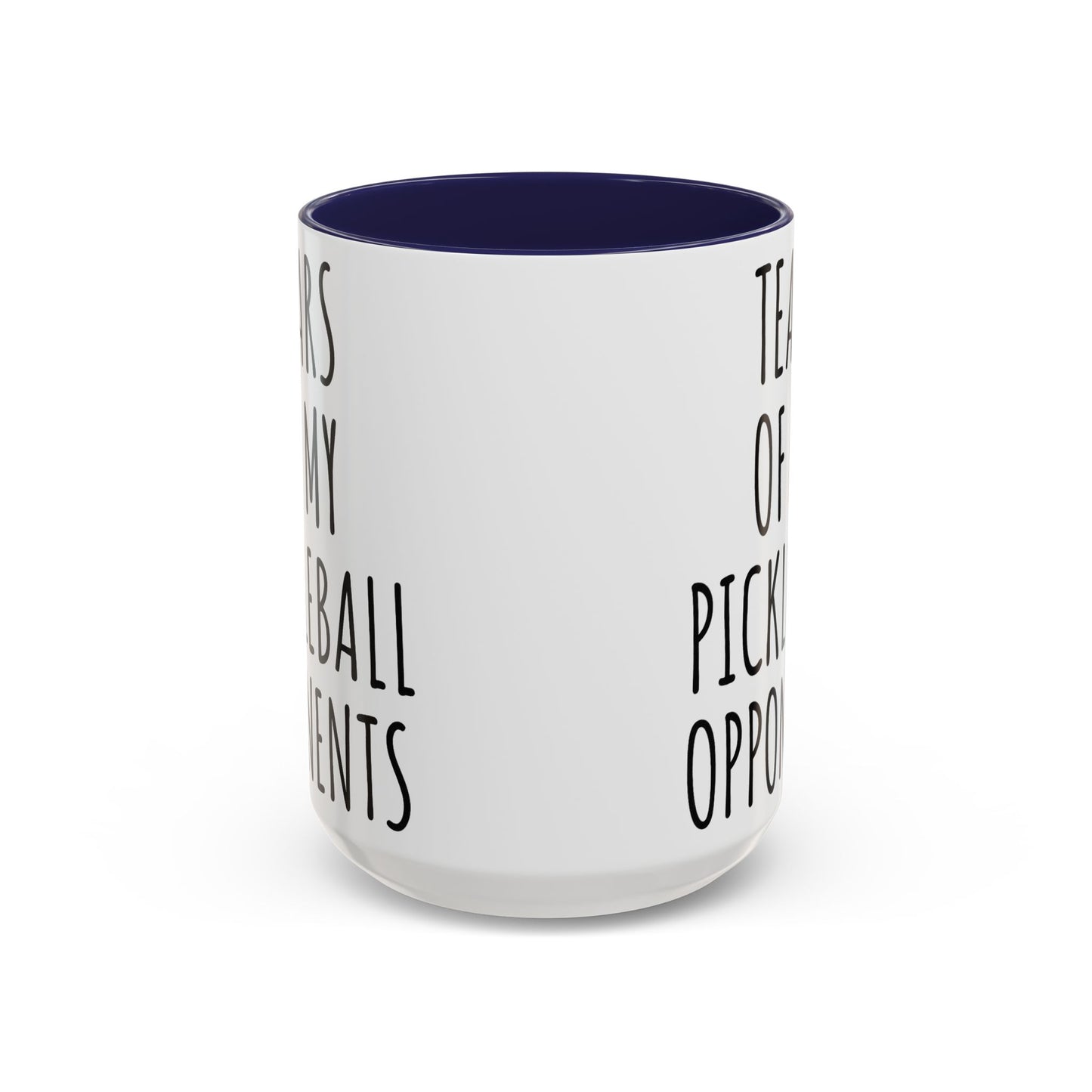 Tears of My Pickleball Opponents Mug, Funny Pickleball Gift for Players, Grandma & Grandpa | 11oz 15oz Ceramic Accent Coffee Cup