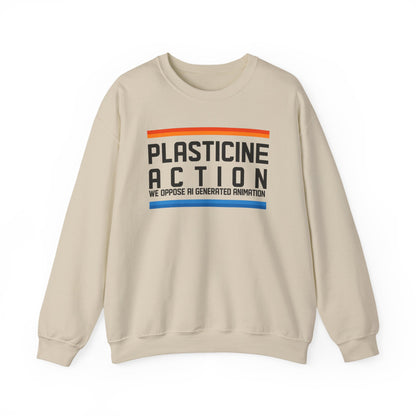 PLASTICINE ACTION  Sweatshirt, Sava Gaza, Perfect Gift for Animation Enthusiasts, Casual Wear, Unique Statement