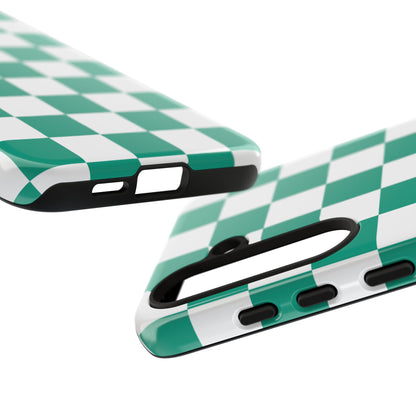 Checkerboard Phone Case | Samsung Galaxy S25, S25 Plus, S24, S24 Plus, S24 Ultra, S23 S22, S22 Plus S21 Ultra, S21 FE, S20+ Tough Cases