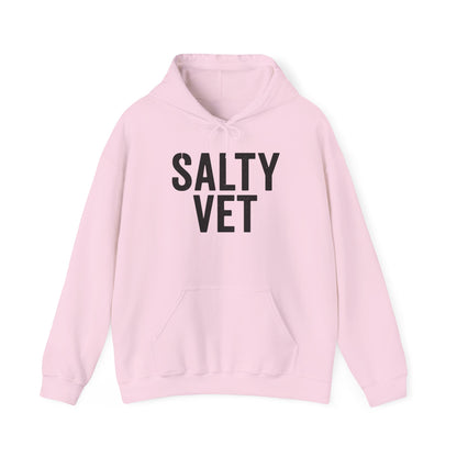 Salty Vet Hooded Sweatshirt, Cozy Unisex Hoodie for Veteran, Perfect Gift for Vets, Veterinarians, Casual Wear