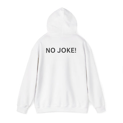 This shirt is 100 Thousand Hoodie | No Joke on Back Text Sweatshirt Hoodie