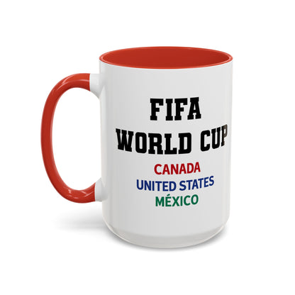 FIFA World Cup 2026 Mug, USA Canada Mexico Soccer Cup, Trophy Logo Coffee Mug, Football Fan Gift, Match Day Cup, Sports Lover Gift