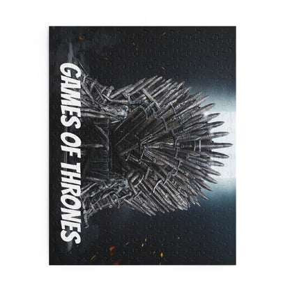Game of Thrones Iron Throne Puzzle | 120 252 500 Piece Dark Fantasy Puzzle, Cinematic Throne Illustration, Gift for Fans & Collectors