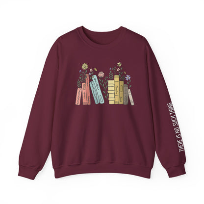 There Is No Such Thing As Too Many Books Sweatshirt, Book Lover Sweatshirt, Reading Sweatshirt, Bookish Hoodie, Gift for Book Lovers