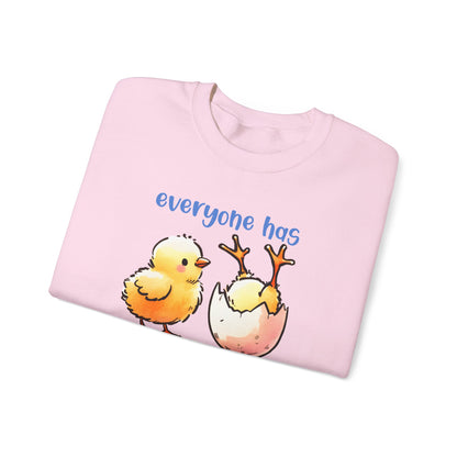 That One Friend chicks crewneck sweatshirt, Funny Friendship Sweatshirt, Everyone Has That One Friend, Best Friend Gift, Cozy Sweatshirt