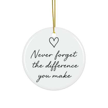 Thank You Gift, Never Forget The Difference You Make, Teacher Gift, Employee gift, Coworker Gift, Appreciation Gift, Gift for Friend