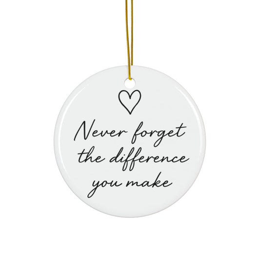 Thank You Gift, Never Forget The Difference You Make, Teacher Gift, Employee gift, Coworker Gift, Appreciation Gift, Gift for Friend