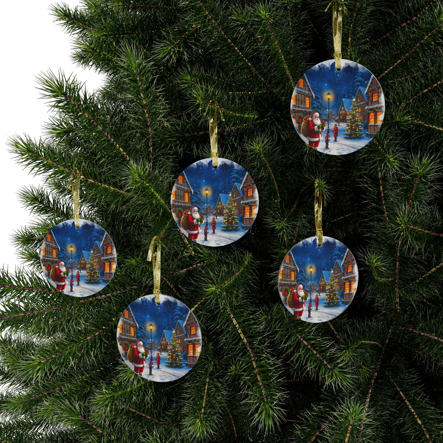 Christmas Acrylic Ornaments, Holiday Decor, Tree Decorations Gifts, Winter Wonderland, Festive Keepsakes, Christmas Day Gift