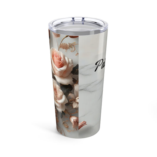 Personalized Elegant Floral Tumbler, Travel Mug, Stainless Steel Drinkware, Perfect Gift for Women, Coffee Lovers, Wedding Favors, [...]