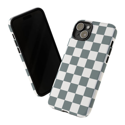 Stylish Checkerboard Phone Case, Durable Phone Cover, Unique Gift, iPhone 17 Pro, 17, 17 Air, 16, 15, 14, 13, 12, 11, X, XR, XS MAX