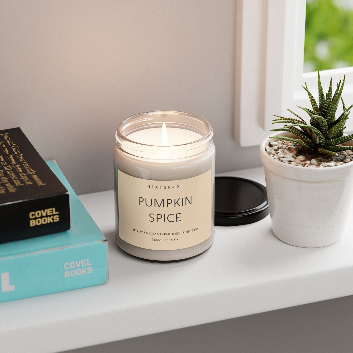 Pumpkin Spice Soy Candle | Cozy Home Decor, Halloween Candle, Fall Scents, Home Fragrance, Gift for Her, Autumn Vibes, Relaxation Candle