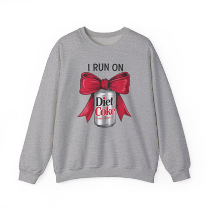 Diet Coke Sweatshirt, Funny Soda Lover Crewneck, Rhinestone Style Graphic Sweatshirt, Cozy Casual Pullover Gift for Her