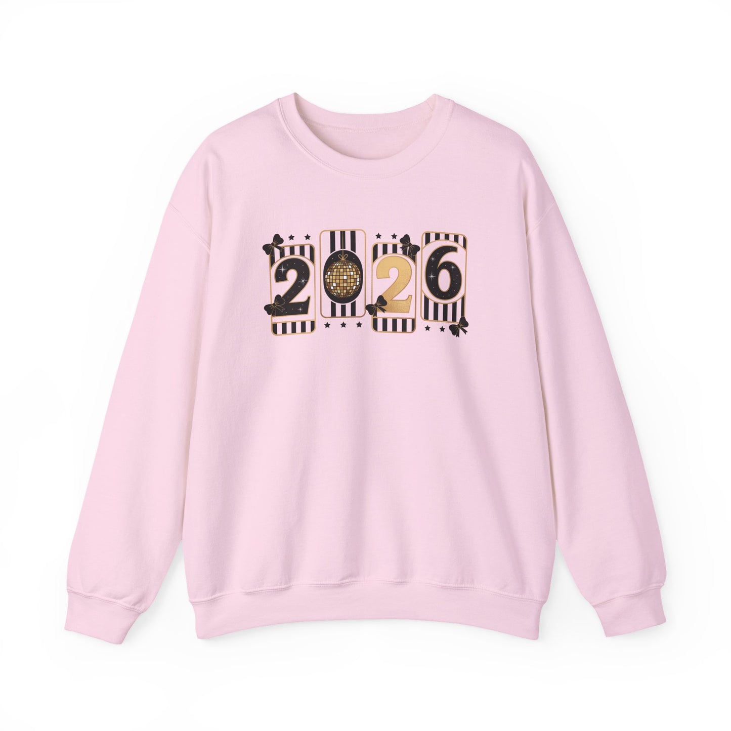 2026 New Year Sweatshirt, Black & Gold New Years Crewneck, Happy New Year 2026 Shirt, Retro Party Sweatshirt, Womens New Year Gift