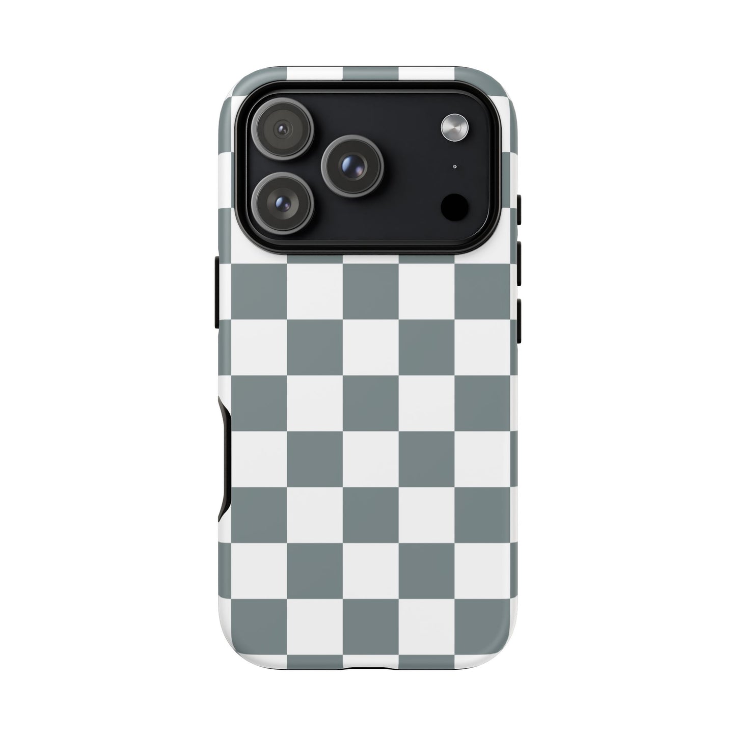 Stylish Checkerboard Phone Case, Durable Phone Cover, Unique Gift, iPhone 17 Pro, 17, 17 Air, 16, 15, 14, 13, 12, 11, X, XR, XS MAX
