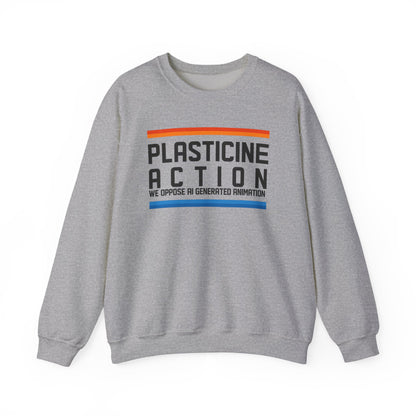 PLASTICINE ACTION  Sweatshirt, Sava Gaza, Perfect Gift for Animation Enthusiasts, Casual Wear, Unique Statement
