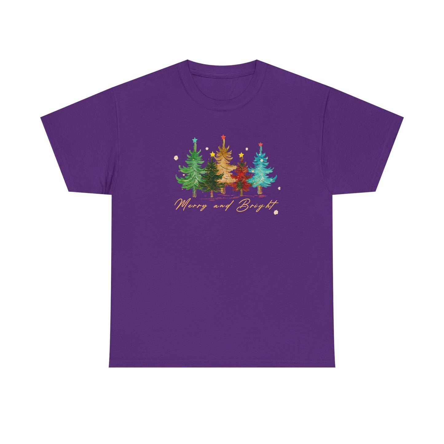 Merry and Bright Trees, Women's Christmas Shirt, Womans Holiday Shirt,Christmas Gift,Chic Winter Shirt,Cute Holiday Tee,Christmas Tree Shirt
