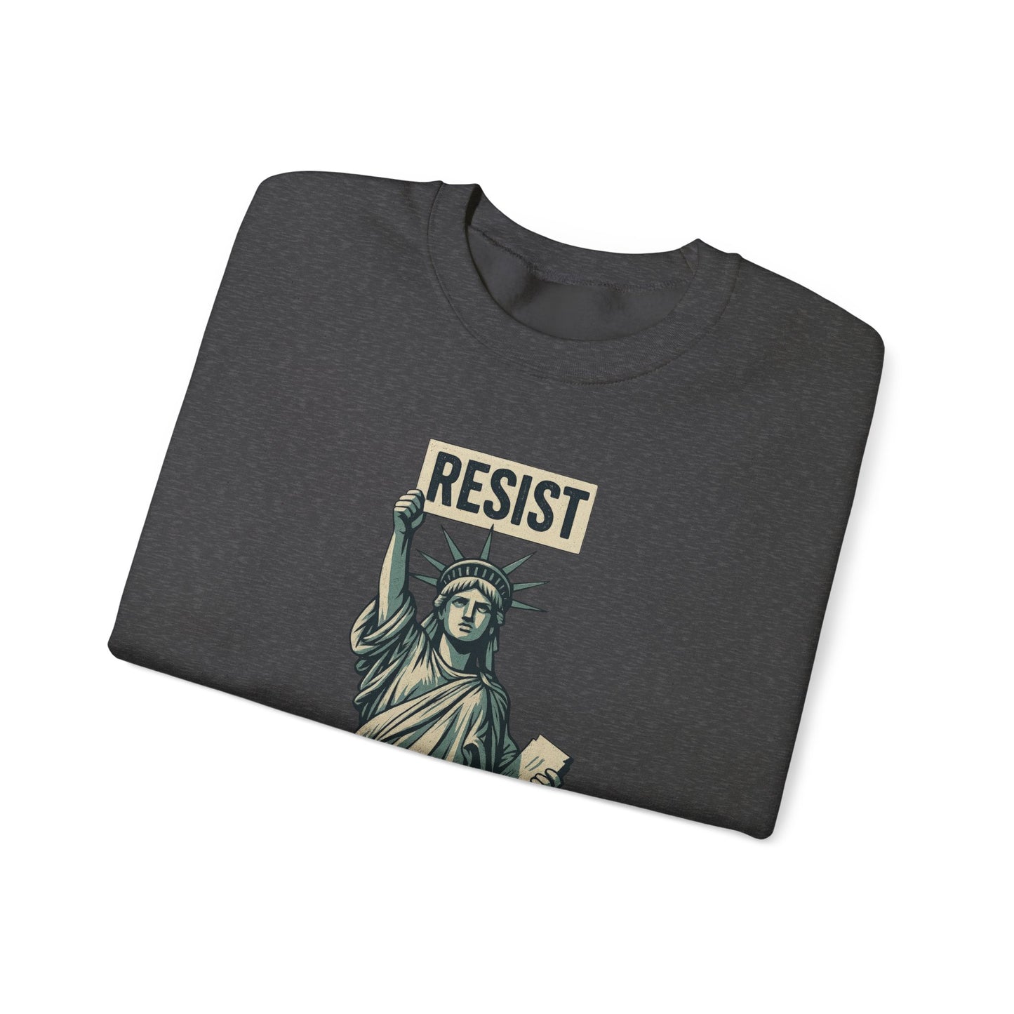 Statue of Liberty Resist Hands Off! Sweatshirt | Resist Hands Off Sweatshirt | Womens Rights Equality Sweater | Social Justice Activism Gift
