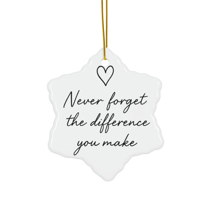 Thank You Gift, Never Forget The Difference You Make, Teacher Gift, Employee gift, Coworker Gift, Appreciation Gift, Gift for Friend