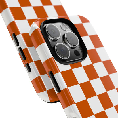 Checkered Phone Case, Trendy Phone Cover, iPhone 17 Pro, 17, 17 Air, 16, 15, 14, 13, 12, 11, X, XR, XS MAX