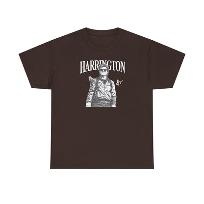 Harrington Graphic Tee Shirt | Vintage Pilot Photo T-Shirt | Retro Biker Aesthetic Top, Unisex Streetwear Gift