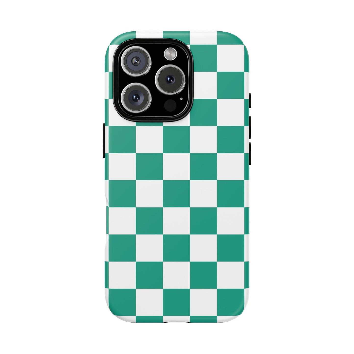 Checkered iPhone Case, Stylish Phone Cover,  Mobile Case For iPhone 17 Pro, 17, 16, 15, 14, 13, 12, 11, X, XR,XS MAX, Chic Gift for Her