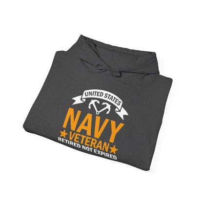 Navy Veteran Sweatshirt Hoodie, Military Retro Hoodie, Veteran's Gift, Proud Veteran Apparel, Memorial Day gift, Veteran's Day Apparel