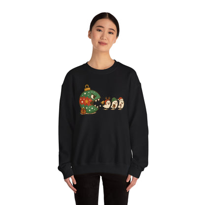 Cute Holiday Crewneck Sweatshirt, Funny Christmas Gift, Cute Sweater, Unisex Christmas Sweatshirt, Cozy Winter Apparel