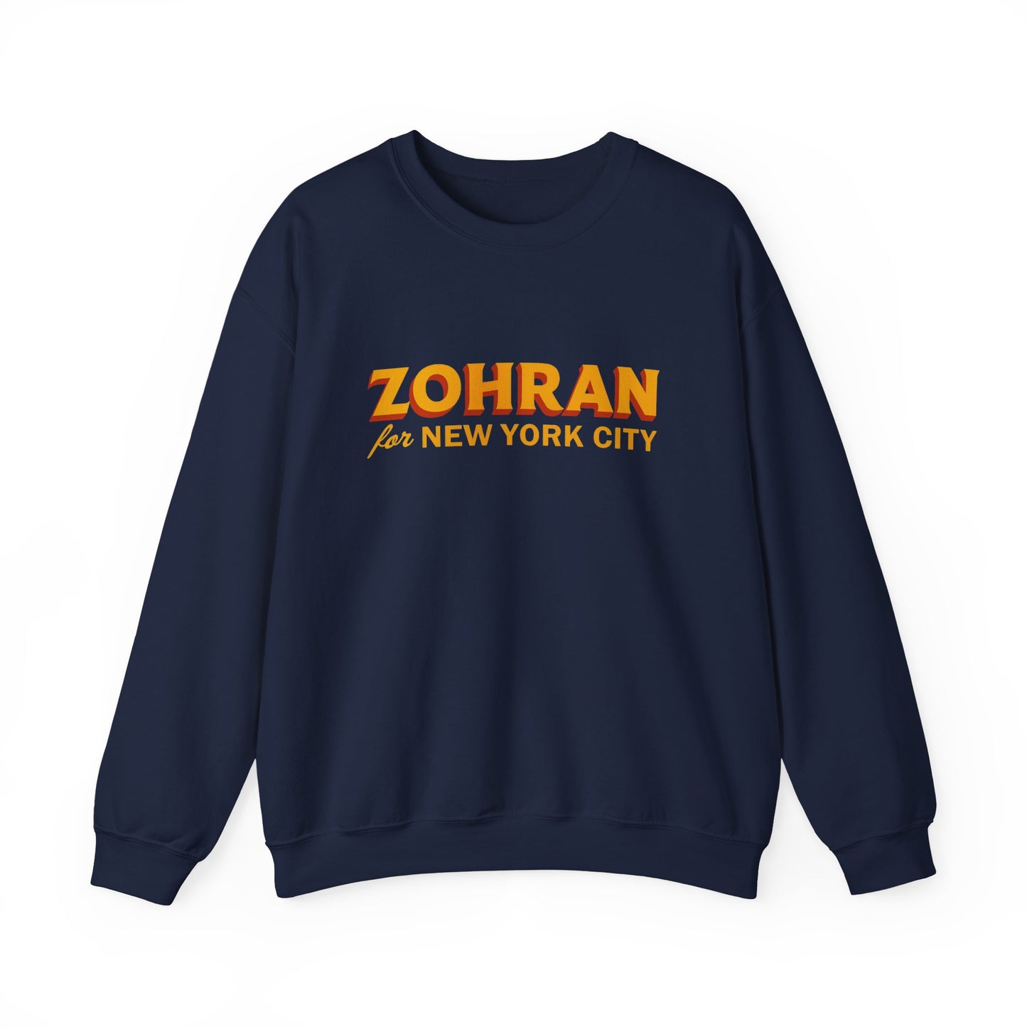 Zohran for New York City Sweatshirt, Vintage NYC Crewneck, Political Graphic Pullover, City Pride Gift | Urban Streetwear