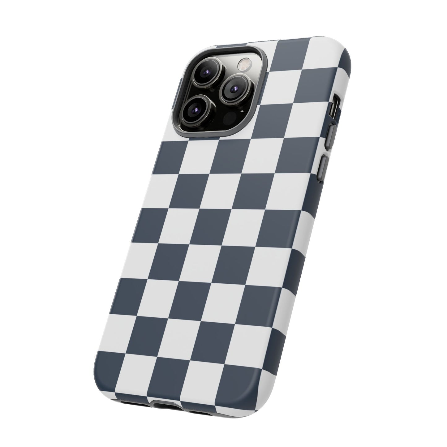 Checkered Pattern iPhone Case, iPhone Cover, Modern iPhone Accessory, Gift for Him, Trendy Mobile Protection