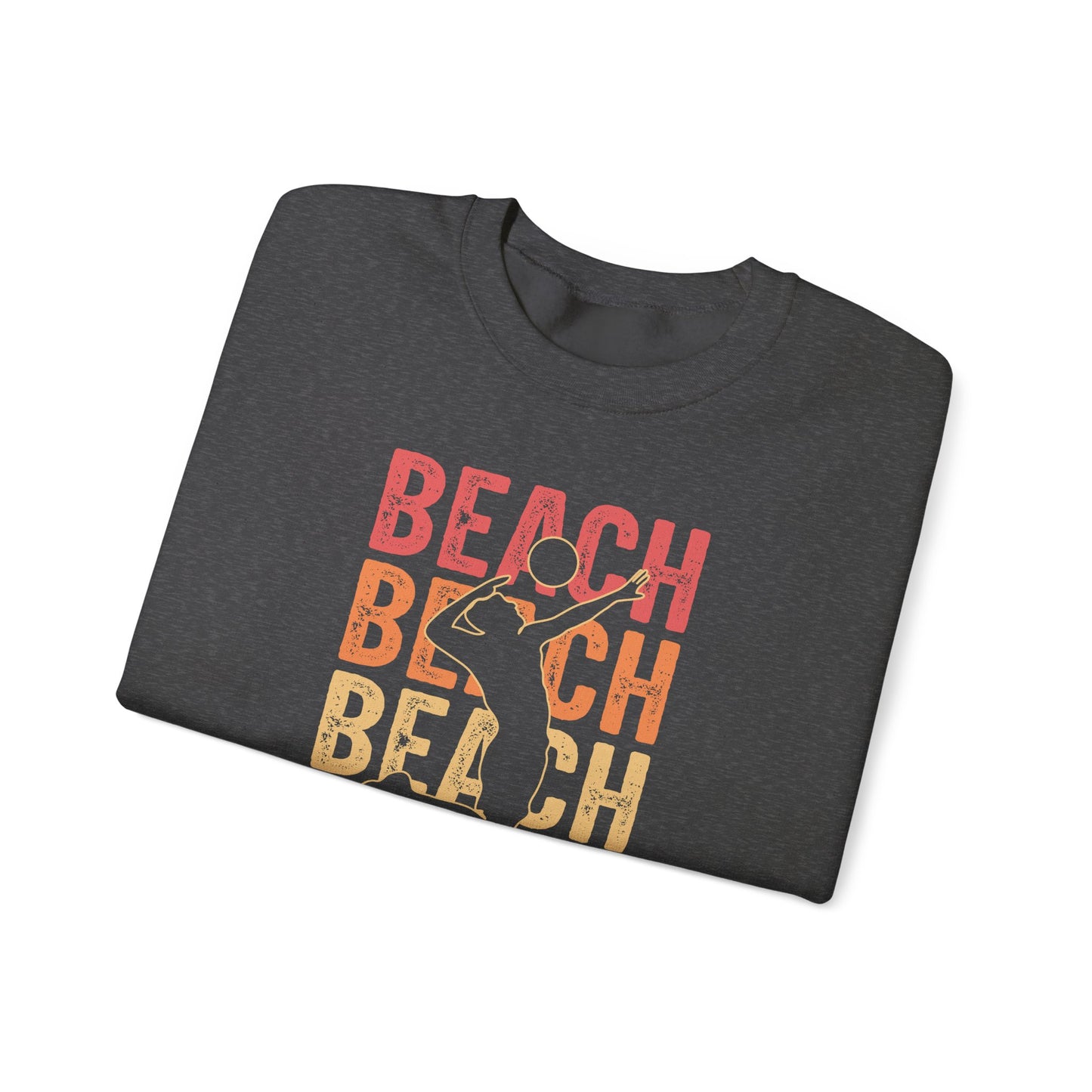 Beach Vibes Unisex Crewneck Sweatshirt - Perfect for Summer Days, Beach Lovers, Vacation, Casual Wear, Gift Idea