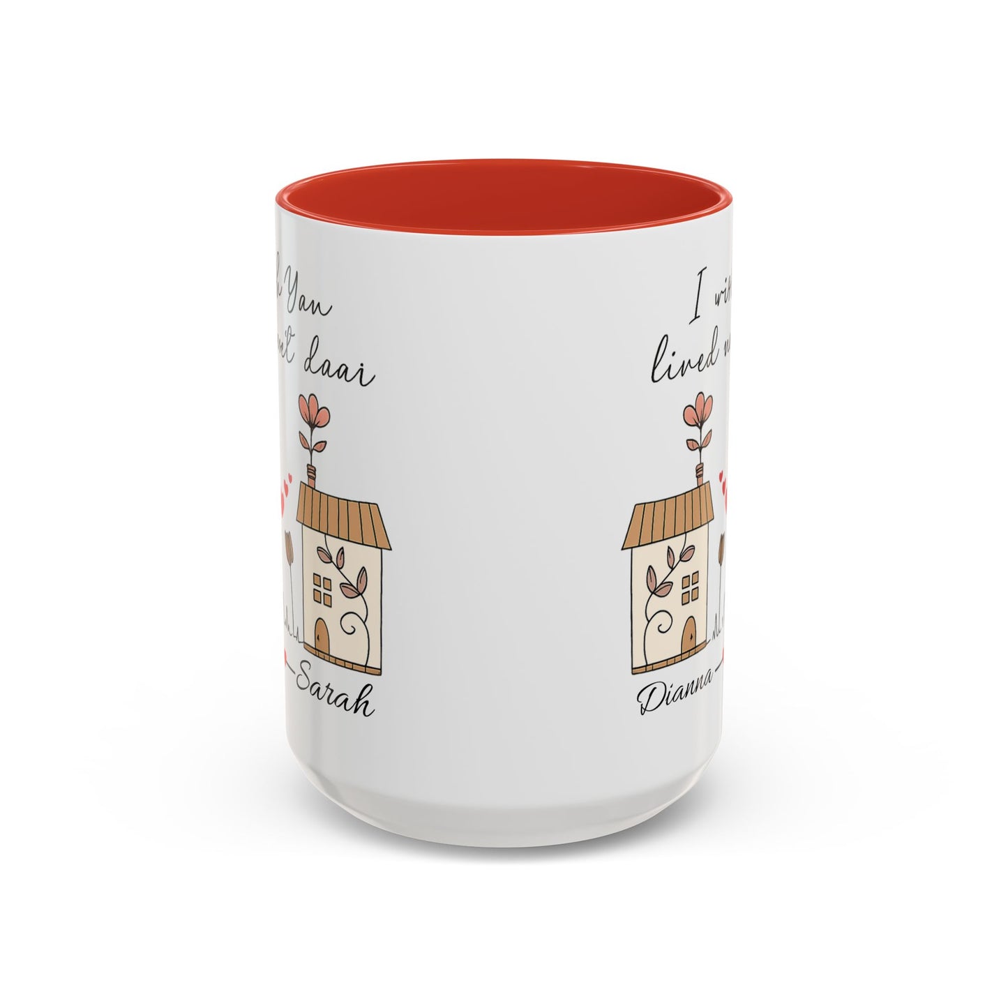 I Wish You Lived Next Door Mug, Christmas Gift for Best Friend, Long Distance Friendship Mug, Valentine's Day Gift for Her, Miss You Gift