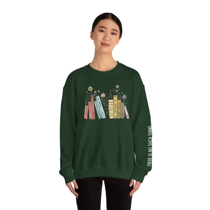 There Is No Such Thing As Too Many Books Sweatshirt, Book Lover Sweatshirt, Reading Sweatshirt, Bookish Hoodie, Gift for Book Lovers
