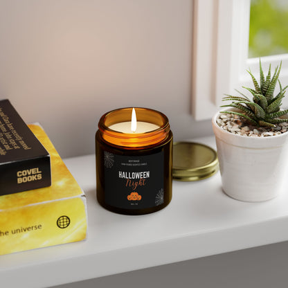 Halloween Night Scented Candles, Halloween Candles Scented, Spooky Candles - Gothic Décor Decorations - Halloween Gifts for Women, Men