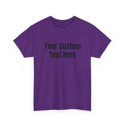 Customizable Heavy Cotton Tee - Perfect for Gifts, Events, Casual Wear, Team Outfits, Celebrations, Perfect Gift for Birthdays