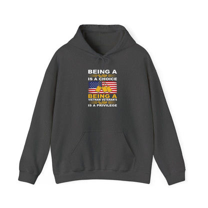 Vietnam Veterans Pride Sweatshirt Hoodie, Military Appreciation, Veteran's Day Gift, Casual Wear, Comfortable & Stylish, Gift for Wife