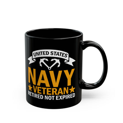 Navy Veteran Coffee Mug, Perfect for Gifts and Celebrations, Ideal for Proud Veterans, Military Appreciation, Retirement Parties