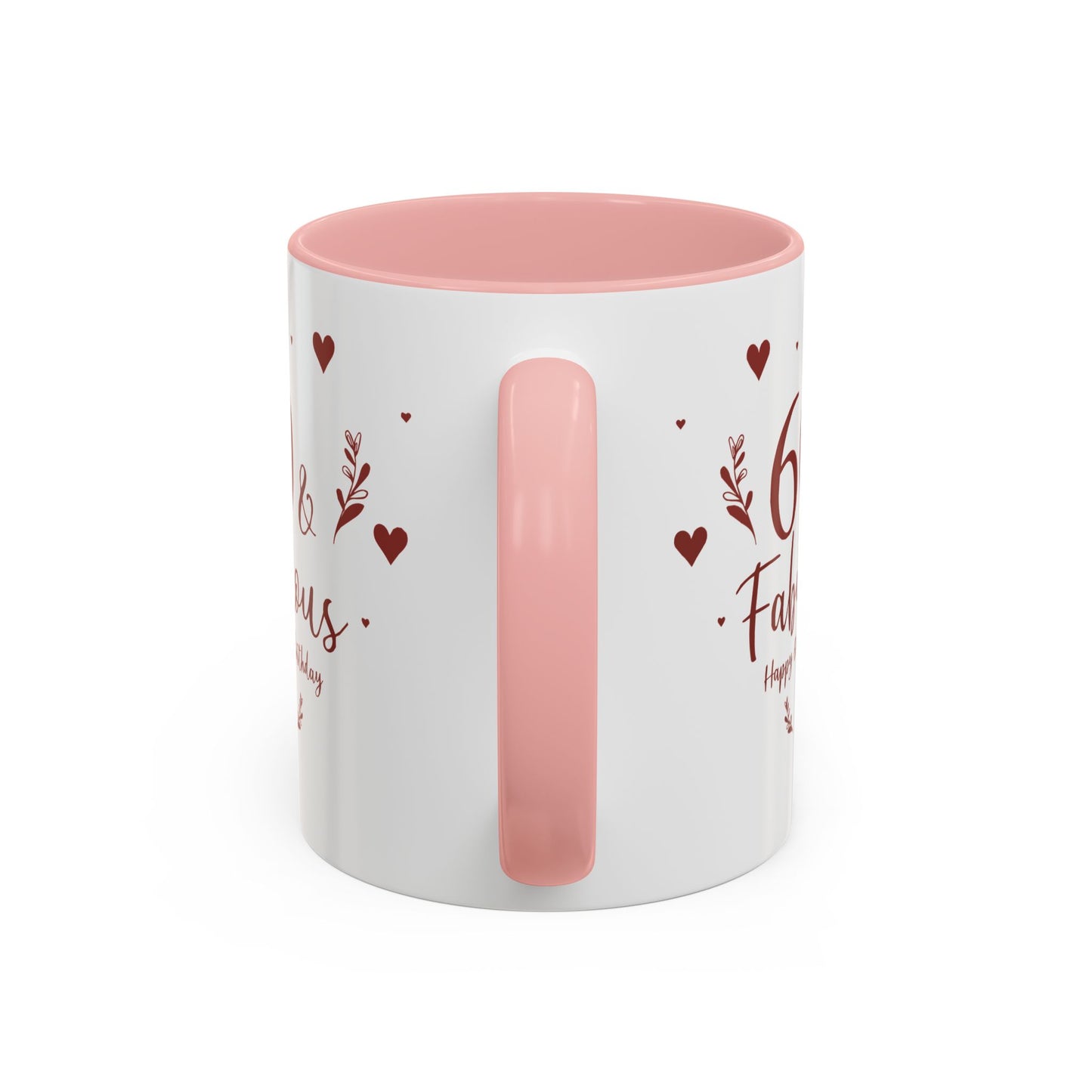 Personalized 60th Birthday Coffee Mug 60 & Fabulous, Birthday Gift, Custom Mug, Fun Coffee Cup, Celebration Drinkware, Personalized Present