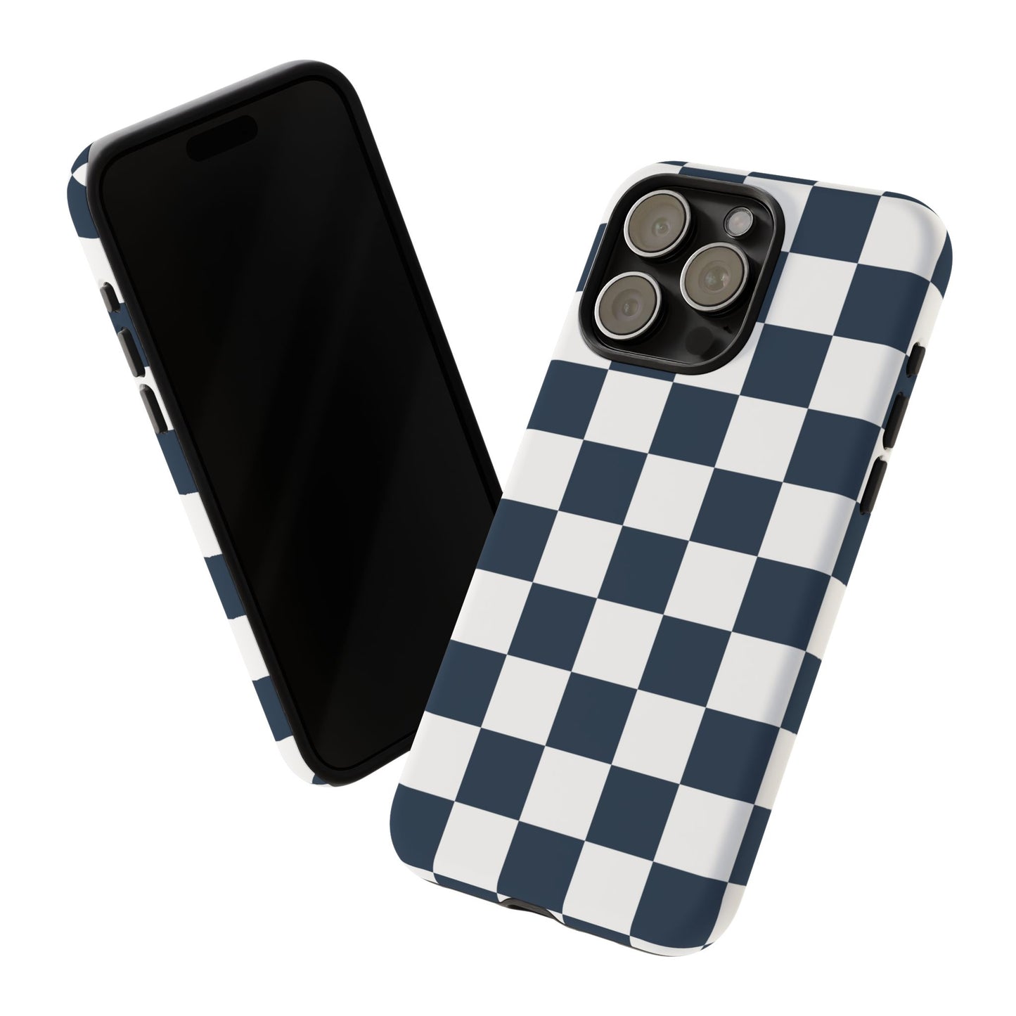 Checkered Pattern iPhone Case, iPhone Cover, Modern iPhone Accessory, Gift for Him, Trendy Mobile Protection