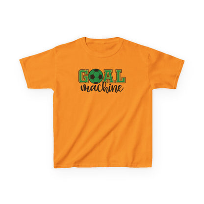 Goal Machine Kids T-Shirt, Green Soccer Ball Graphic Tee, Youth Soccer Shirt, Fun Sports Tee for Boys and Girls, FIFA World CUP 2026 Shirt